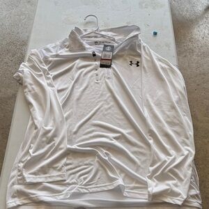 Under Armour White Performance Polo